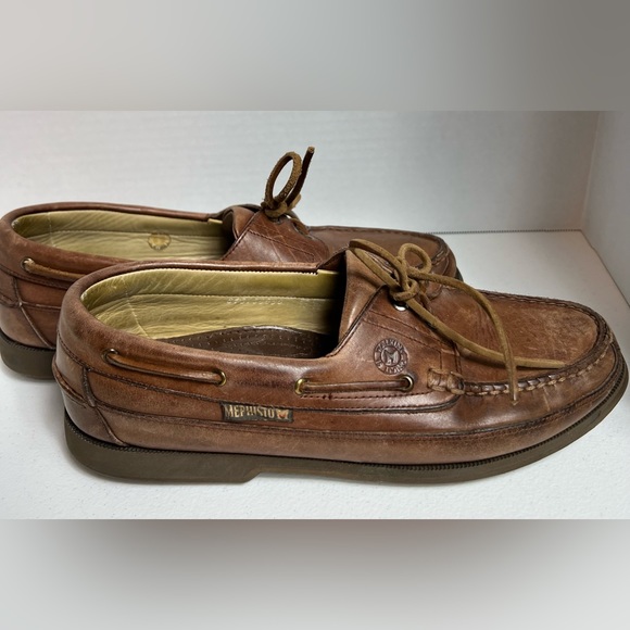 Mens Mephisto “classic”  boat shoes, size 10 - Picture 5 of 7